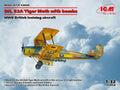 1/32 DH. 82A Tiger Moth with bombs, WWII British training aircraft