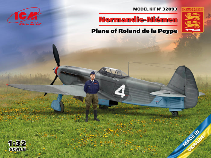 1/32 Normandie-Niemen. Plane of Roland de la Poype Yak-9T with Roland de