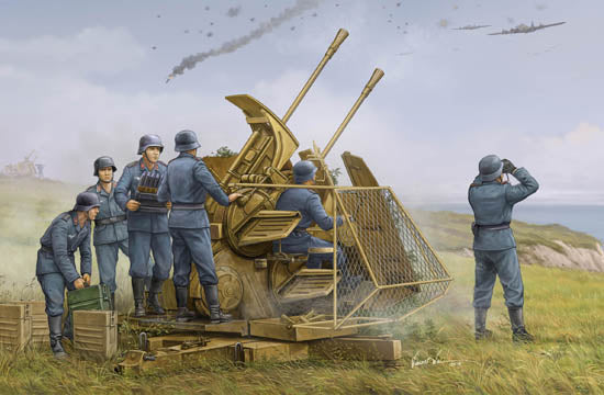 1/35 German 37mm Flak 43 Zwilling