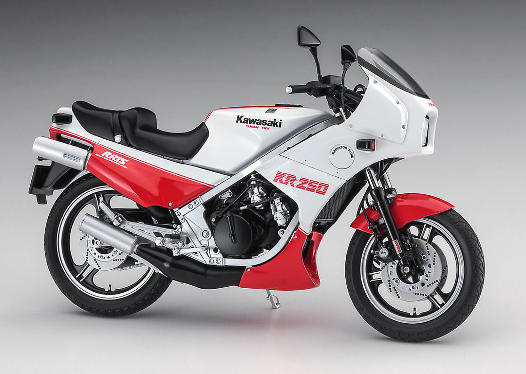 1/12 Kawasaki KR250 "White/Red Color" 1984