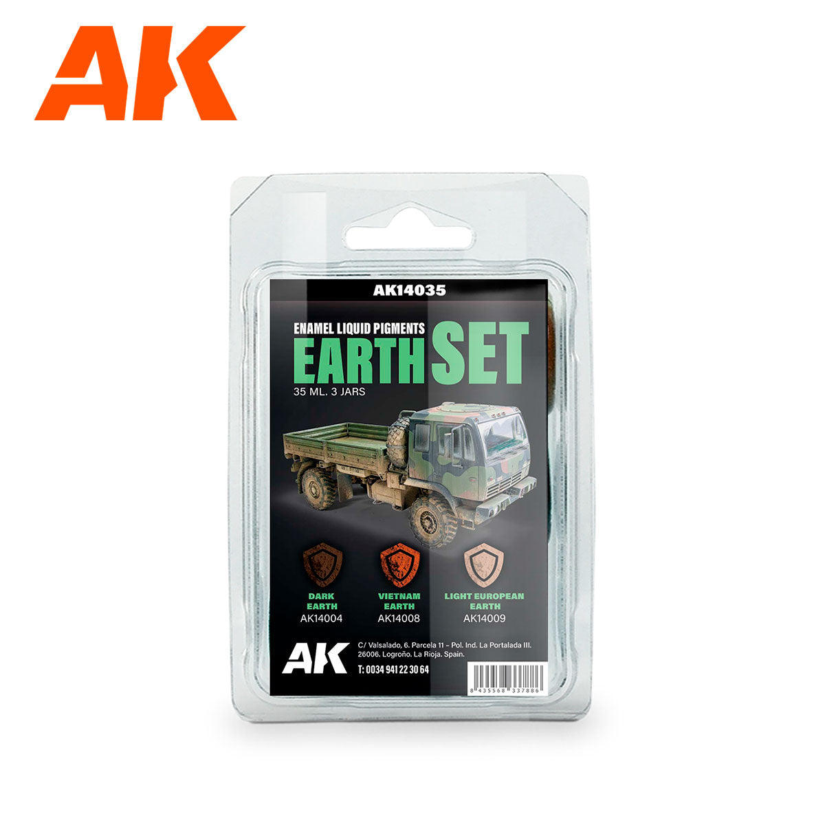 Earth Set - Liquid Pigment