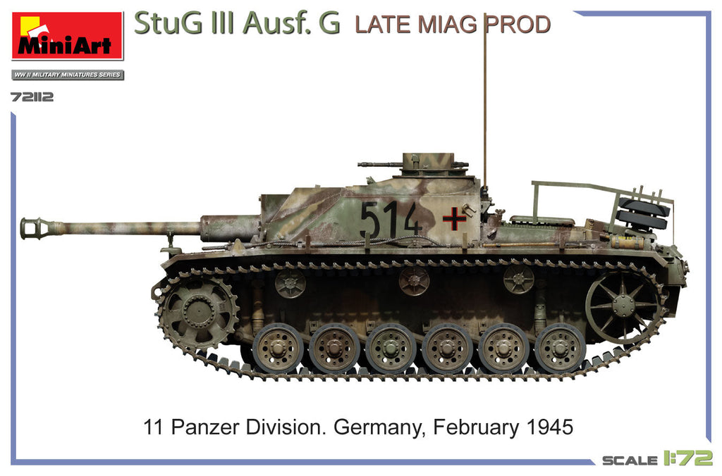 1/72 StuG III Ausf. G  Late Miag Prod.