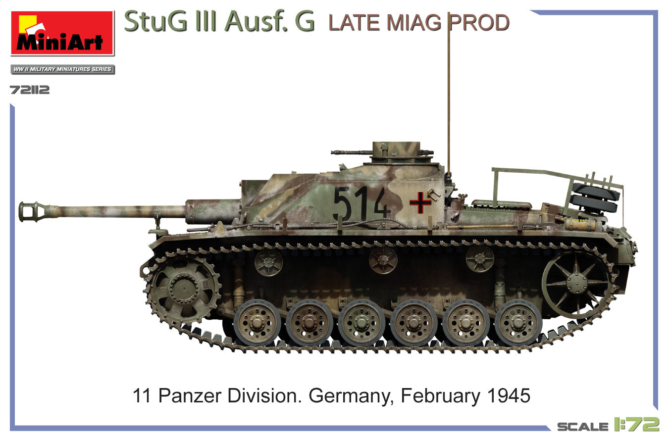 1/72 StuG III Ausf. G  Late Miag Prod.