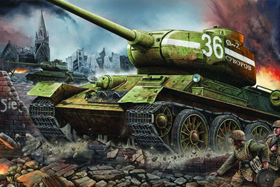 1/16 T-34/85 1944 Baunummer 183