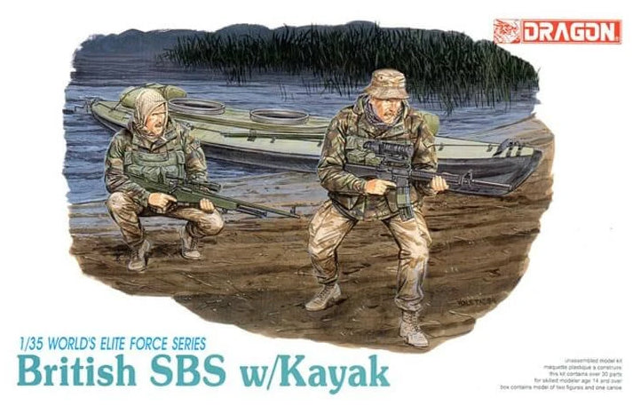 1/35 British SBS with Kayak