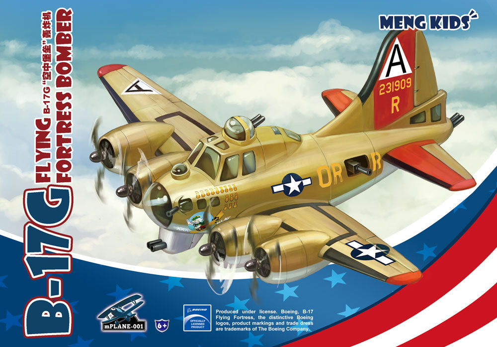 B-17G Flying Fortress Bomber (Cartoon Model)