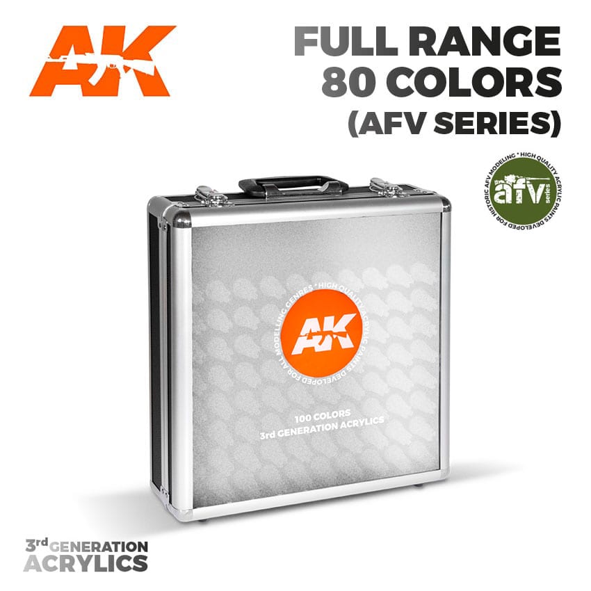 Briefcase 80 Colors Acylics 3 Gen - Afv Series