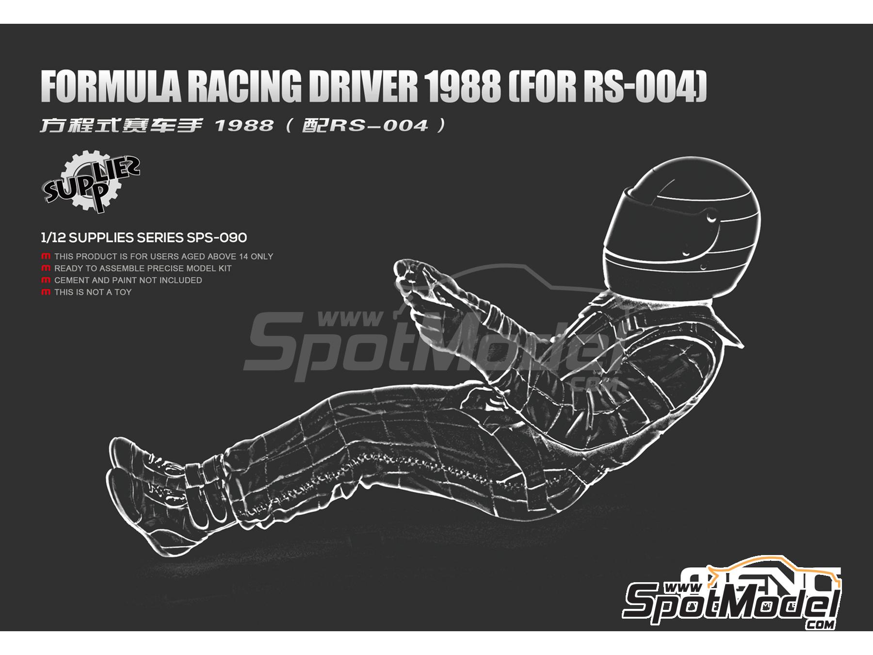 1/12 Formula Racing Driver 1988 (For RS-004) (Resin)