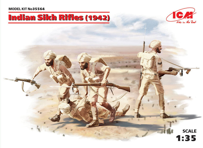 1/35 Indian Sikh Rifles (1942) (4 figures)