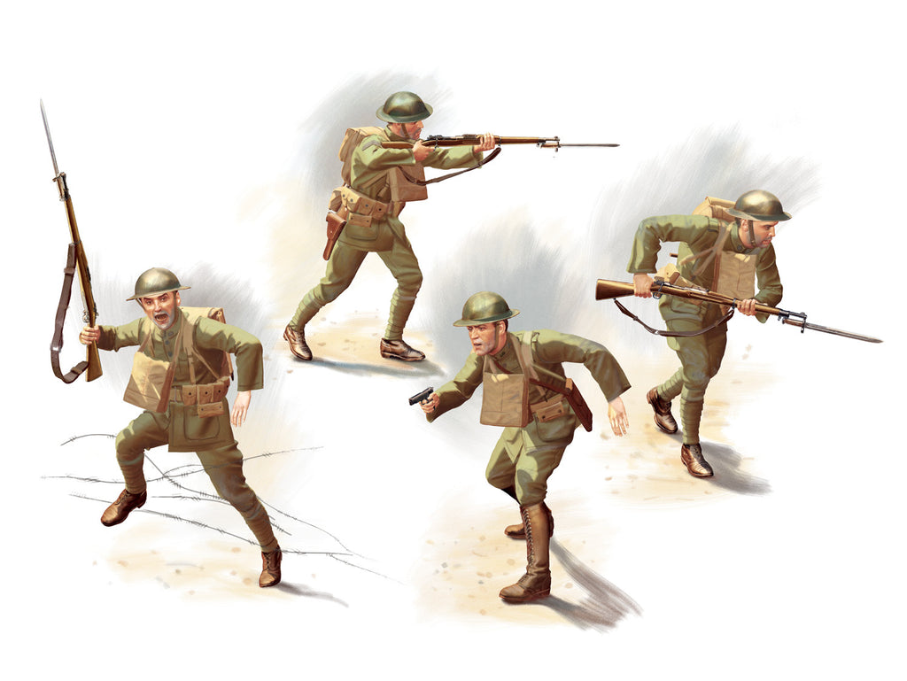 1/35 US Infantry (1918) (4 figures)