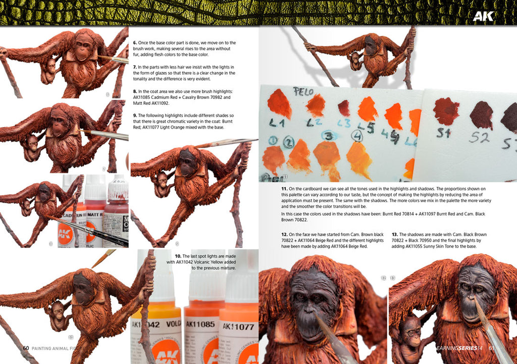 AK Learning 14 Painting Animal Figures English