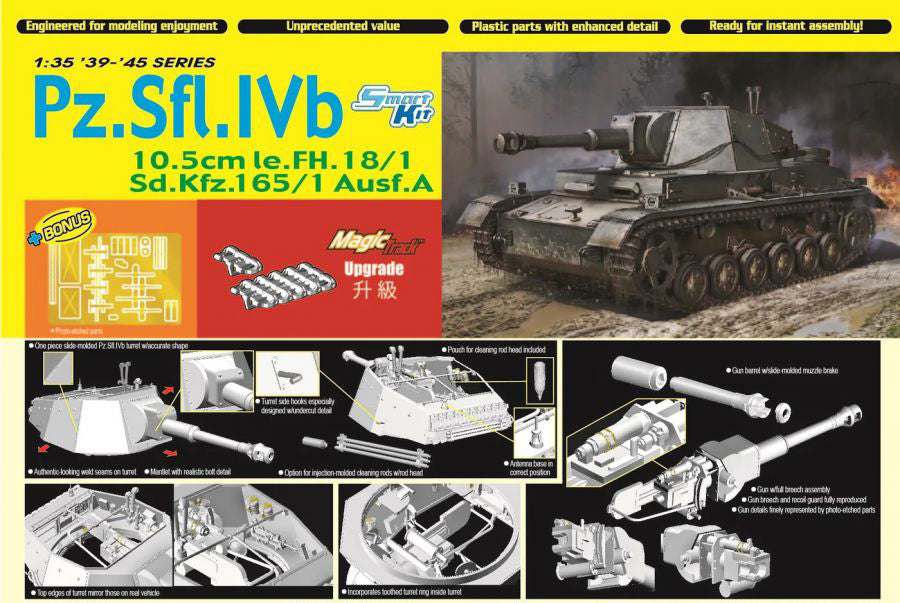1/35 Pz.Sfl.IVb 10.5cm le.FH.18/1 Sd.Kfz.165/1 Ausf.A