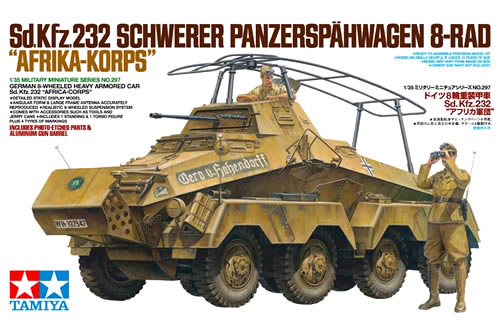 1/35 German 8-Wheeled Heavy Armored CAr Sd.Kfz.232 Africa-Corps