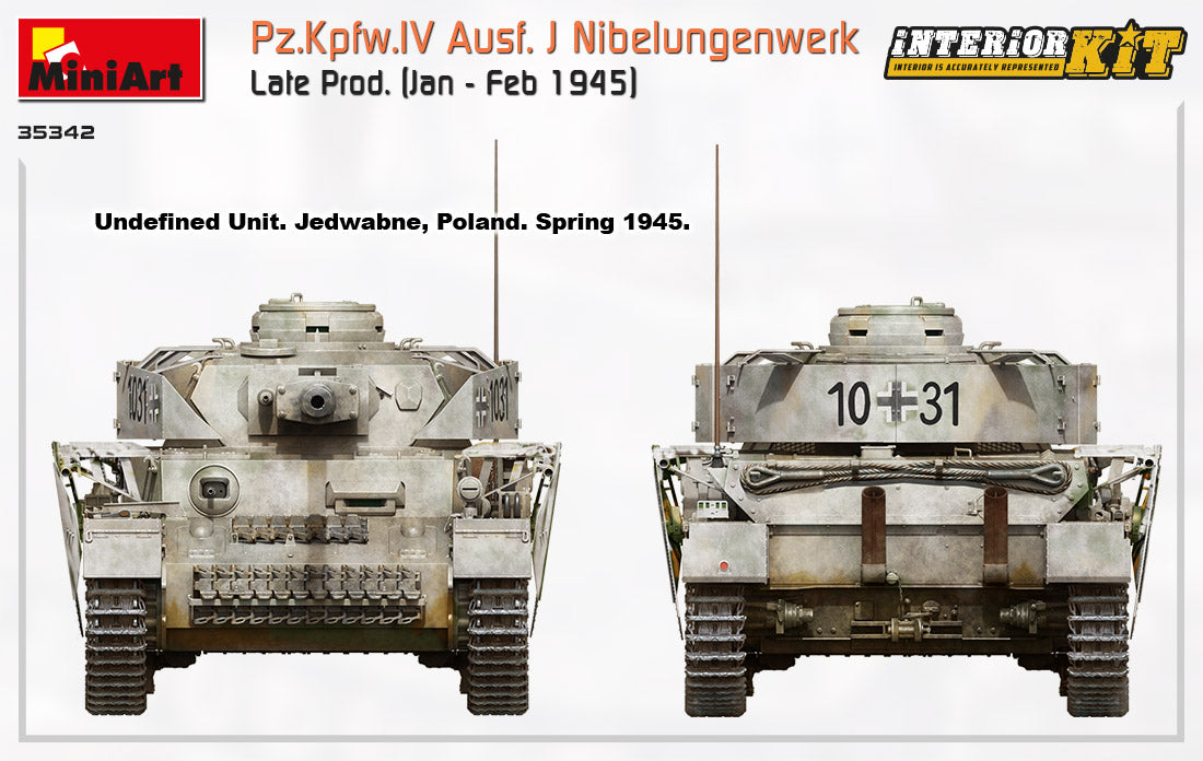 1/35 Pz.Kpfw.IV Ausf. J Nibelungenwerk Late Prod. (Jan - Feb 1945)