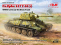 1/35 Pz.Kpfw.747 T-34 (r), WWII German Medium Tank