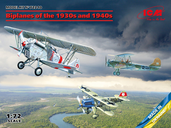 1/72 Biplanes of the 1930s and 1940s He-51A-1 Ki-10-II U-2/Po-2VS