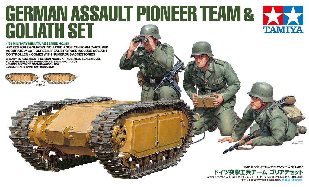1/35 German Assault Pioneer Team w/ Goliath Set