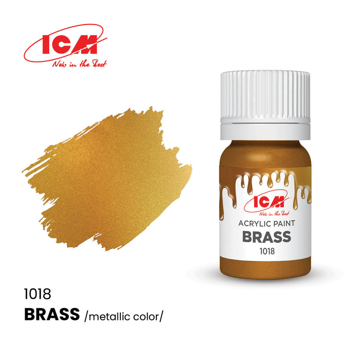 ACRYLIC PAINT Brass 12 ml