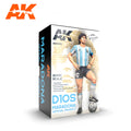 Maradona Resin Figure 90mm Scale
