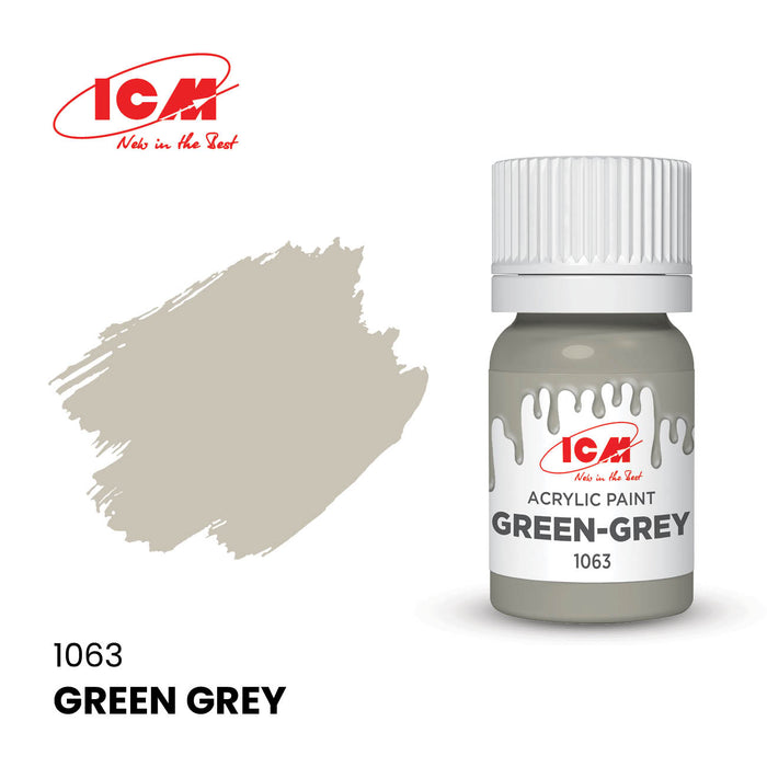 ACRYLIC PAINT Green-Grey 12 ml