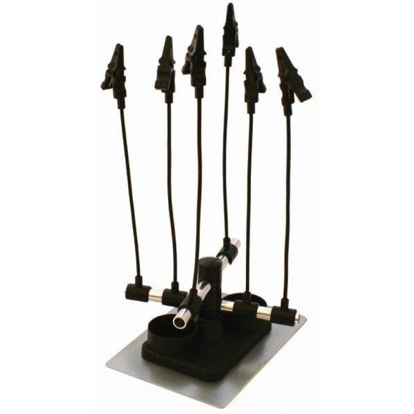 Holder Fengda BD 400 for holding airbrushing objects with 6 clips