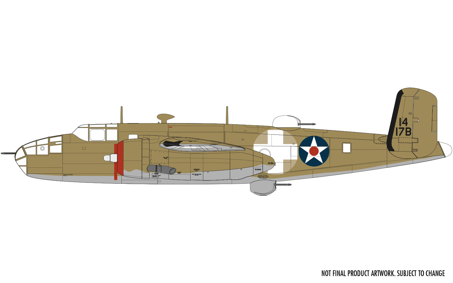 1/72 North American B25B Mitchell 'Doolittle Raid'