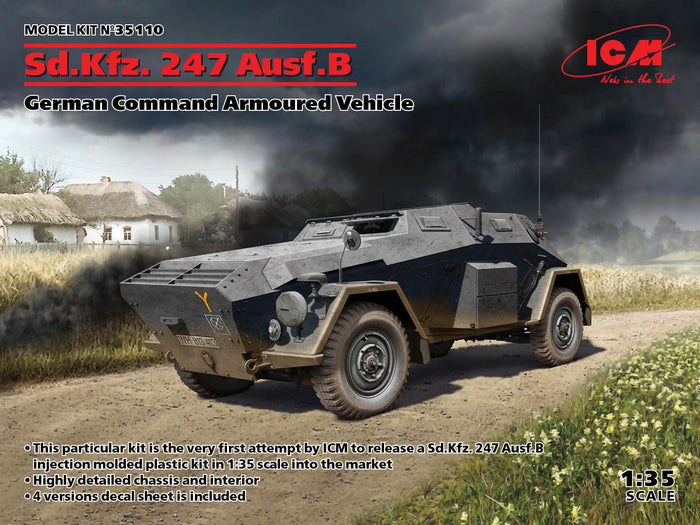 1/35 Sd.Kfz. 247 Ausf.B German Command Armoured Vehicle