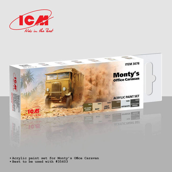 ACRYLIC SETS Monty's Office Caravan  (6 bottles x 12 ml)