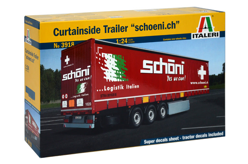 1/24 Curtainside Trailer "schoeni.ch"