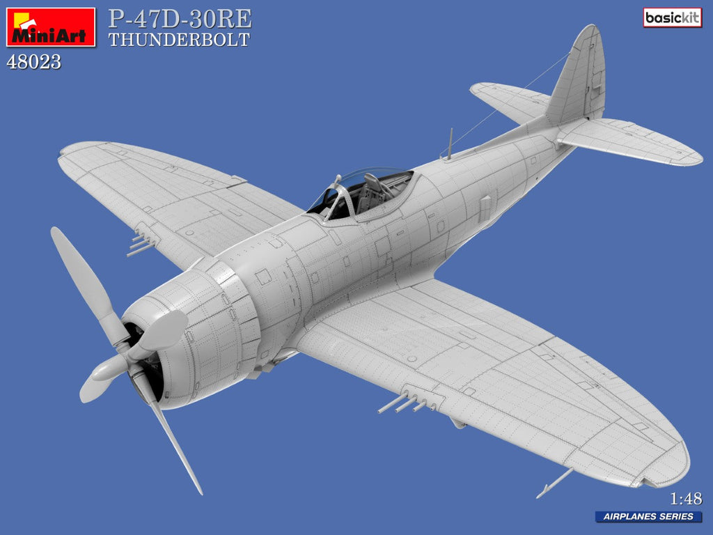1/48 P-47D-30RE Thunderbolt. Basic Kit