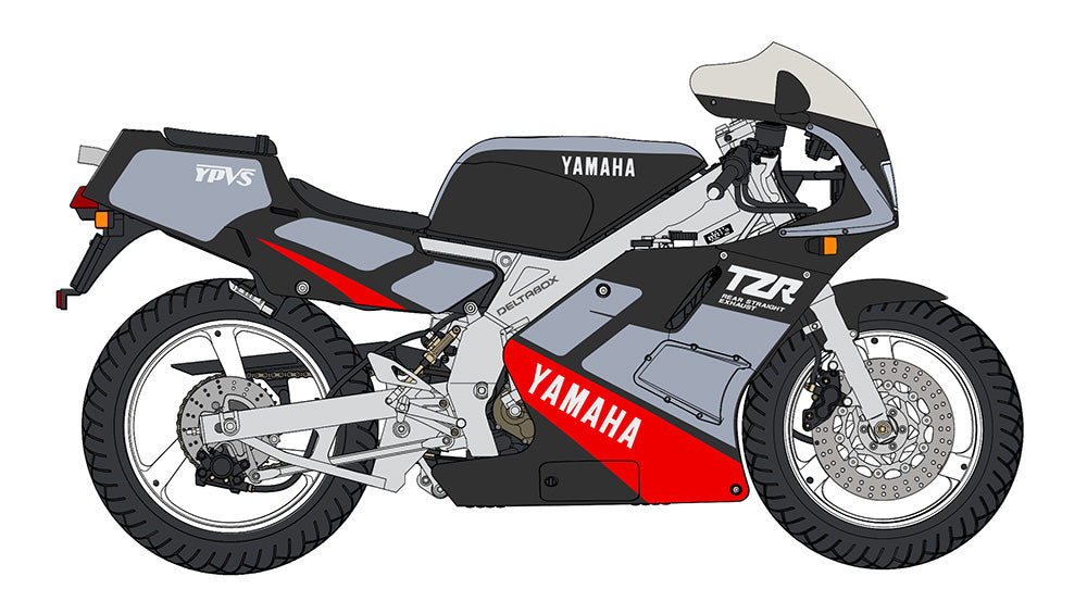 1/12 Yamaha Tzr250, 1989, V-Max Blue/Star Silver