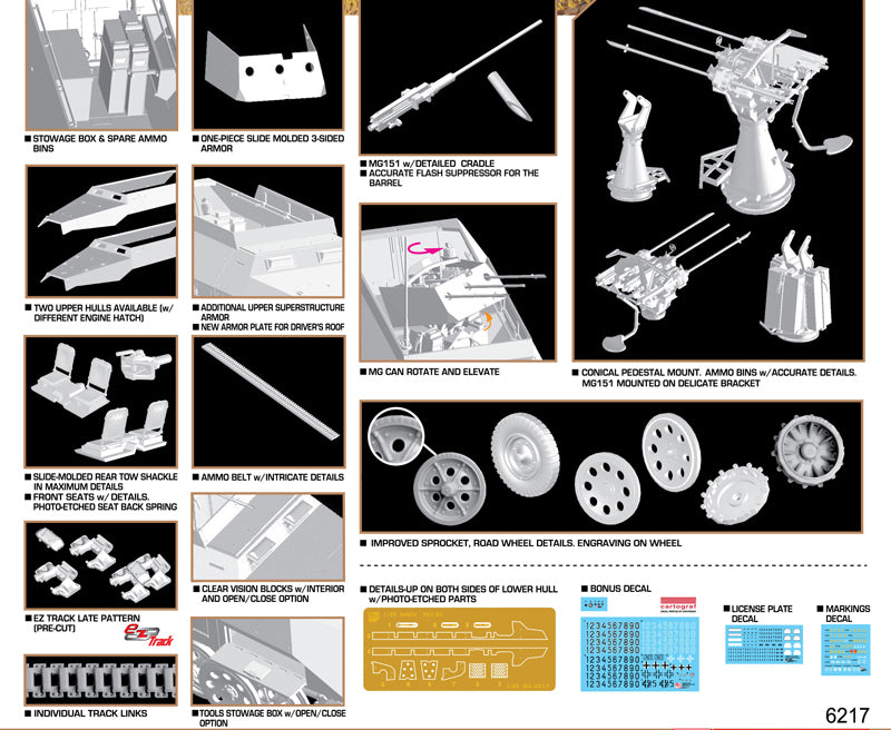1/35 Sd.Kfz.251/21 Ausf.D Drilling - immagine 2