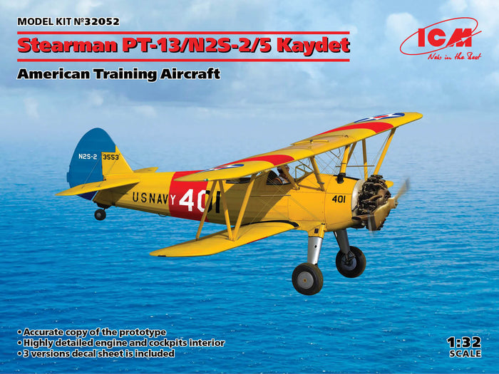 1/32 Stearman PT-13/N2S-2/5 Kaydet, American Training Aircraft
