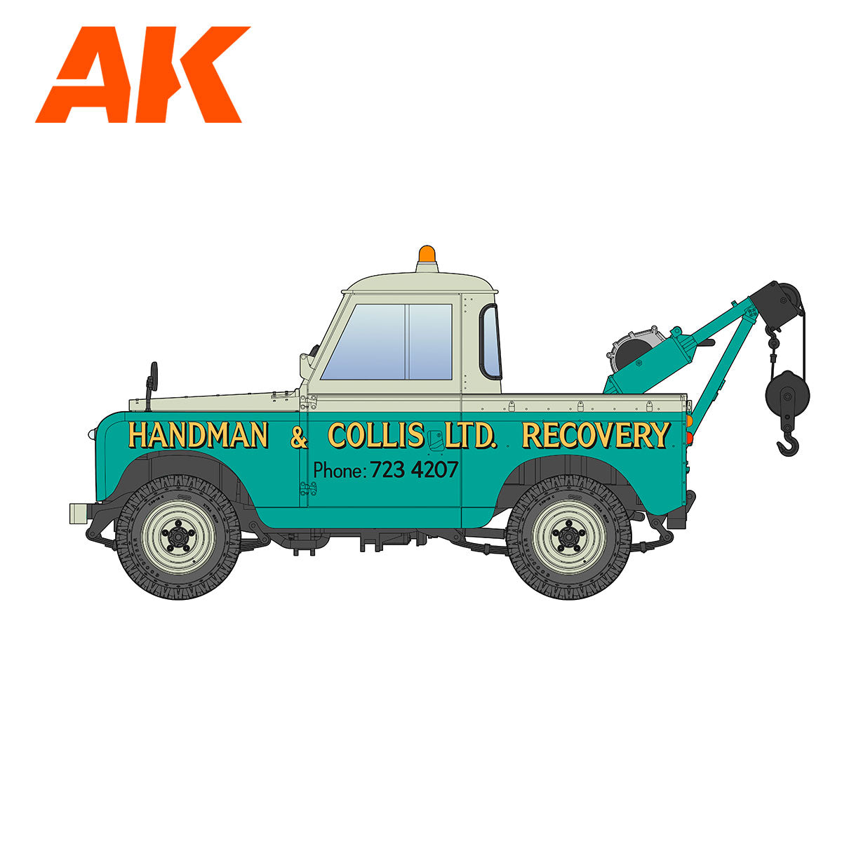 1/35 Land Rover 88 Series IIA -Crane / Tow Truck