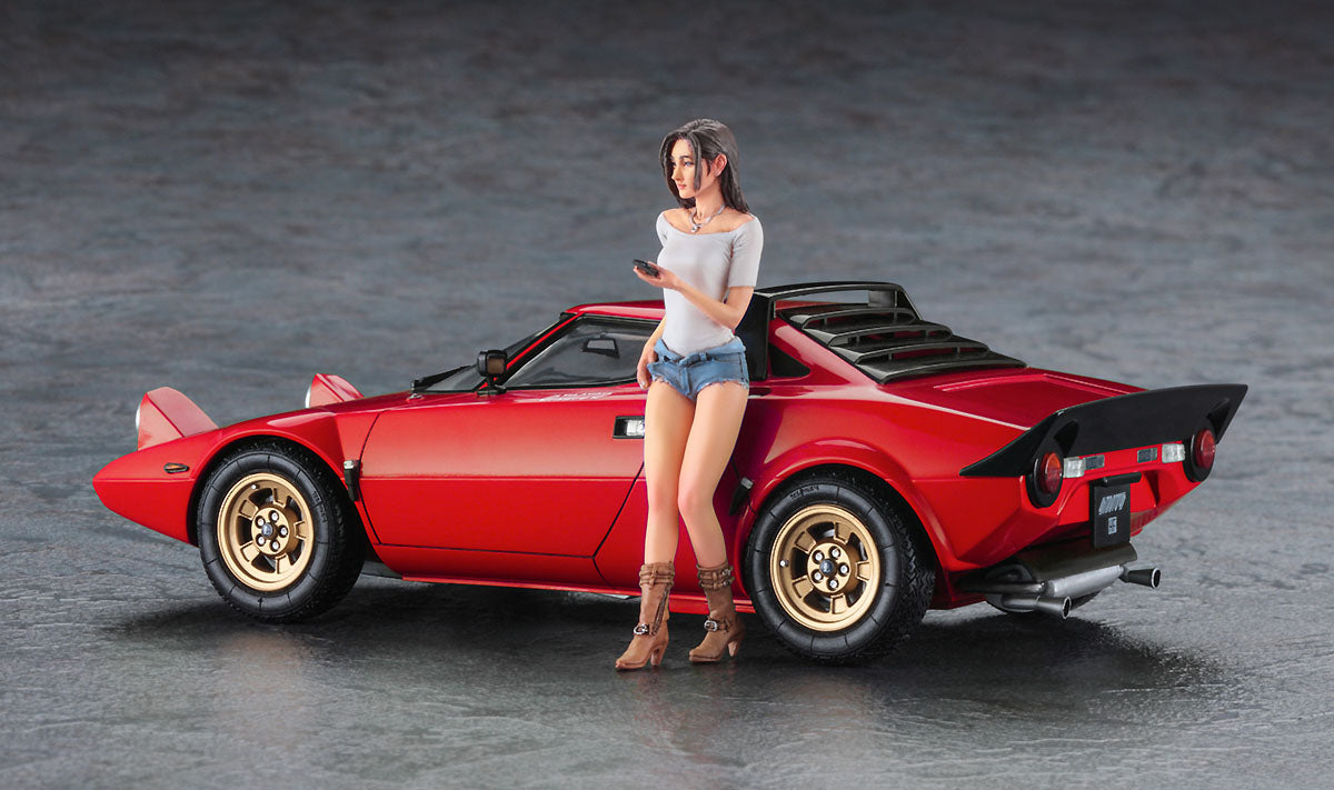 1/24 Lancia Stratos HF "Stradale" with Italian Girl's Figure