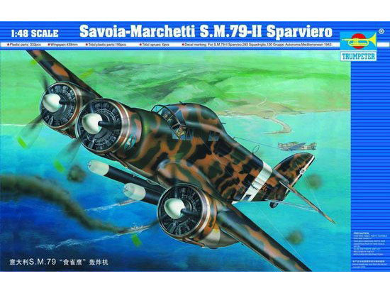1/48 Savoia Marchetti SM-79 II Sparviero