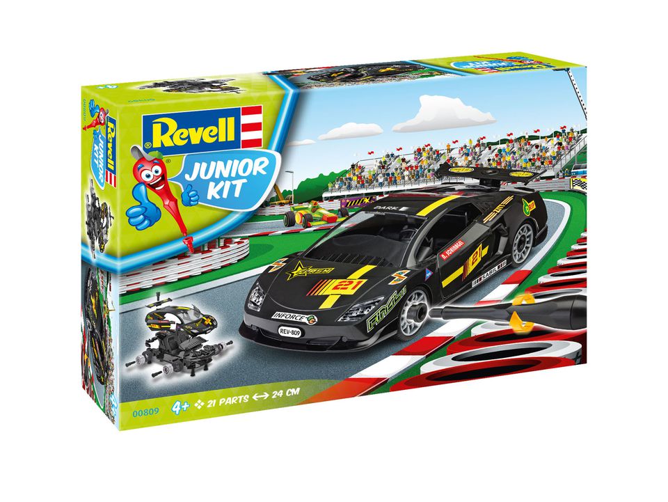 1/20 JUNIOR KIT Racing Car, black