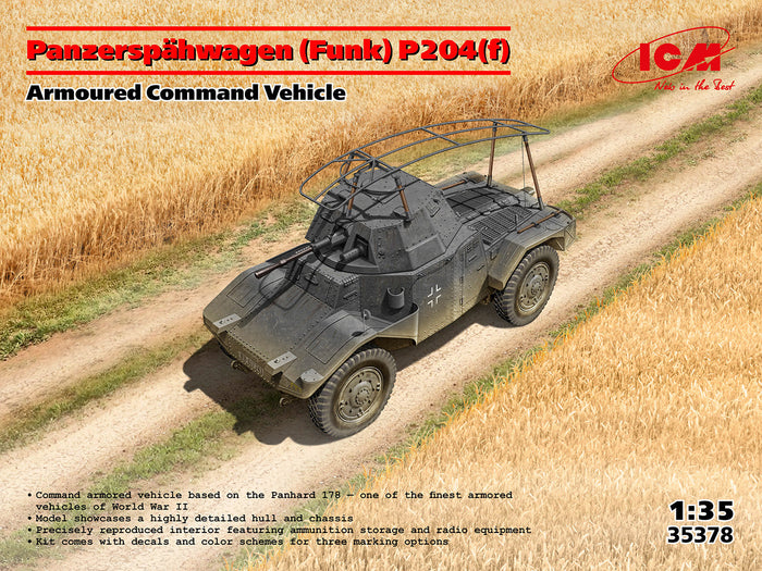 1/35 Panzerspähwagen (Funk) P204(f), Armoured Command Vehicle