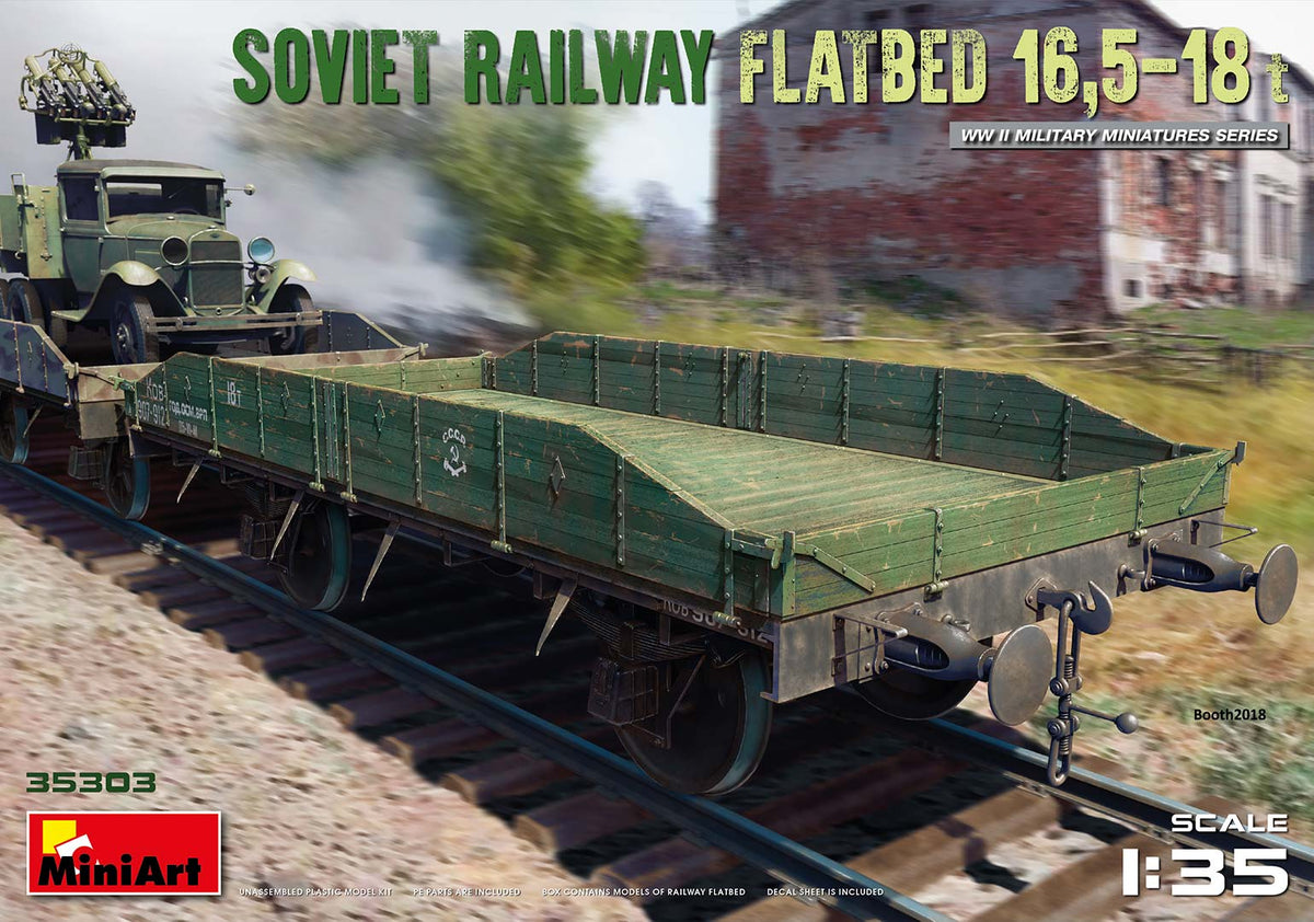 1/35 Soviet Railway Flatbed 16,5-18t