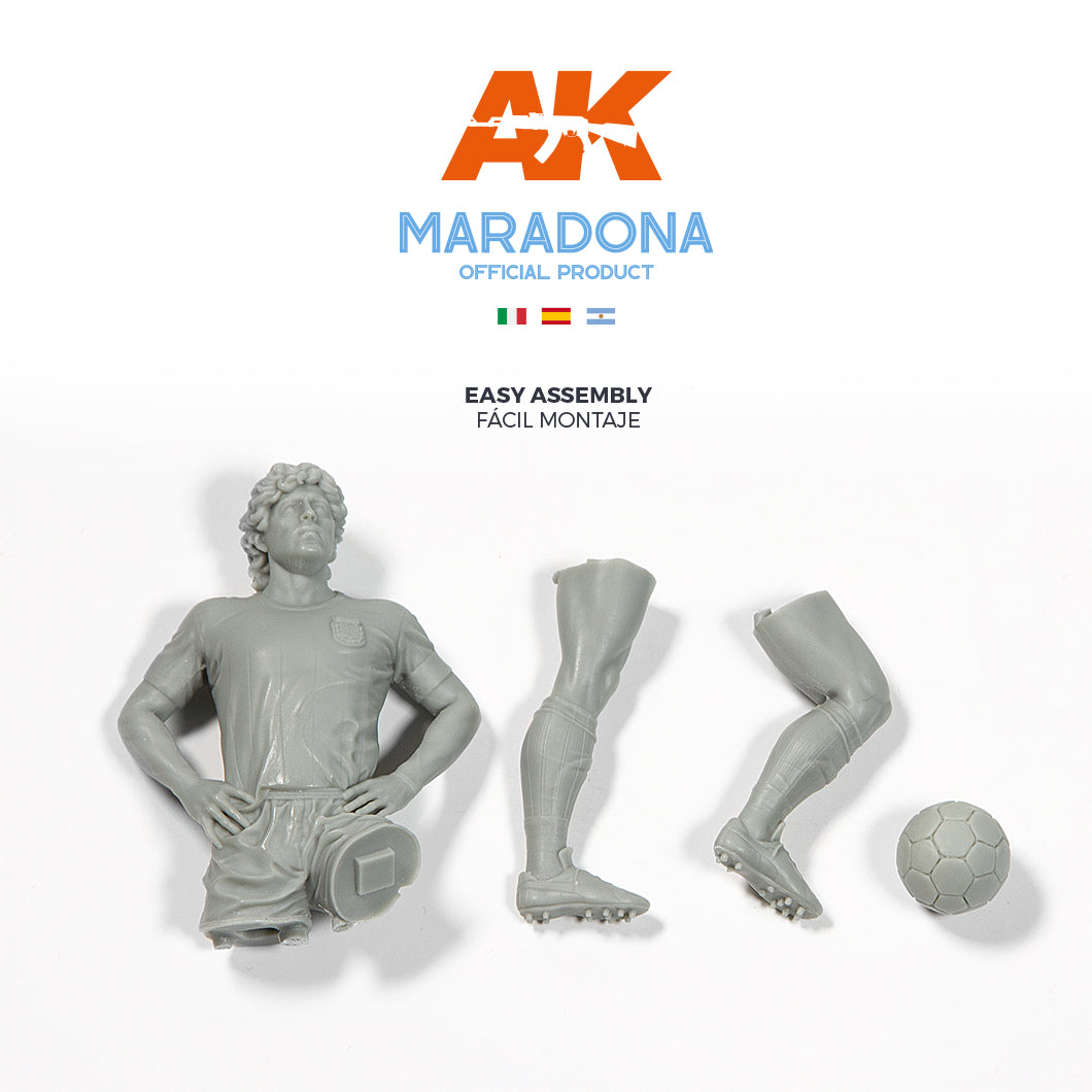 Maradona Resin Figure 90mm Scale
