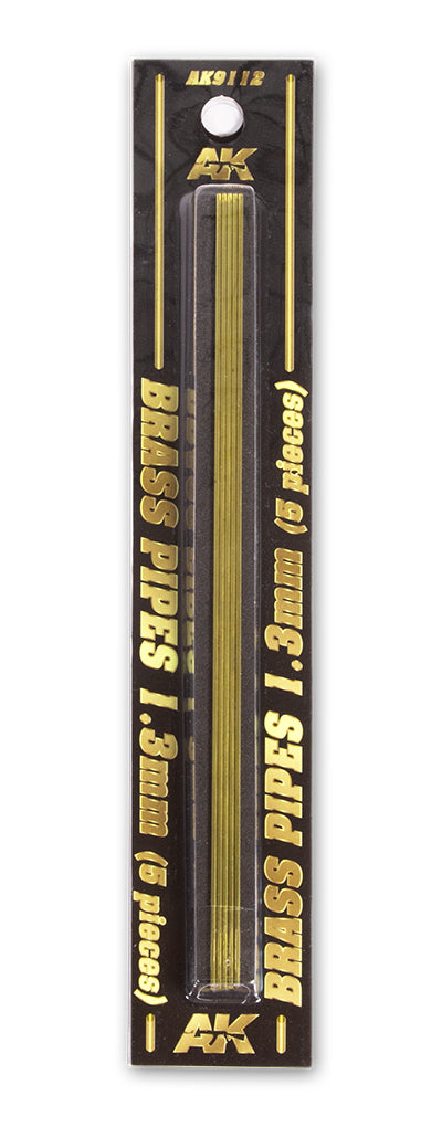 Brass Pipes 1,3 mm 5 Units