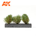 Dark Green Bushes 4-6cm -1:35 / 75 mm / 90 mm