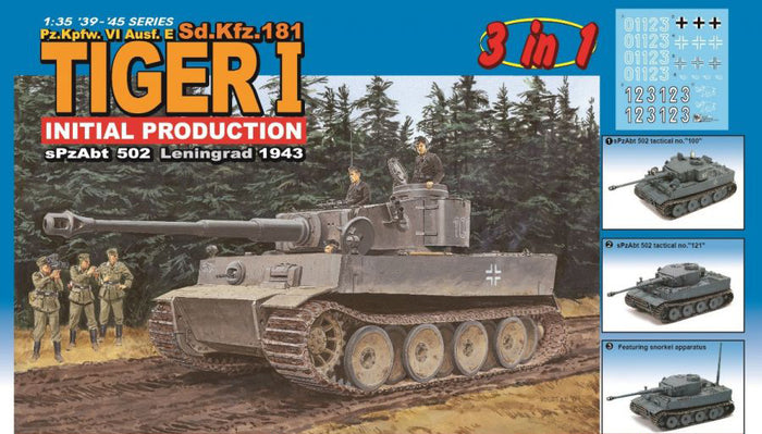 1/35 Sd.Kfz.181 Tiger I Initial Production s.Pz.Abt.502 Leningrad 1943