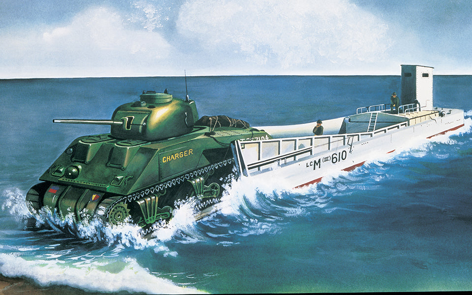 1/76 VINTAGE CLASSIC: LCM3 e Sherman Tank