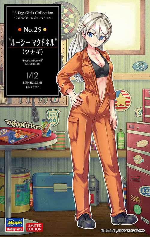 1/12 12 Egg Girls Collection No.25 Lucy McDonnell (Coveralls)