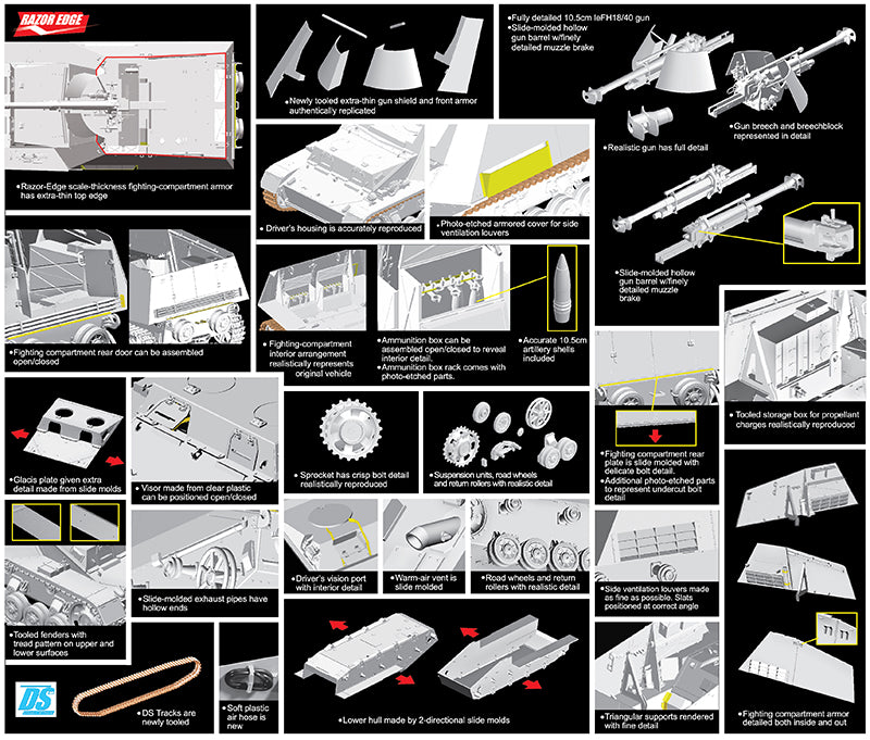 1/35 Sd.Kfz.165 HIUMMEL-WESPE (SMART KIT)