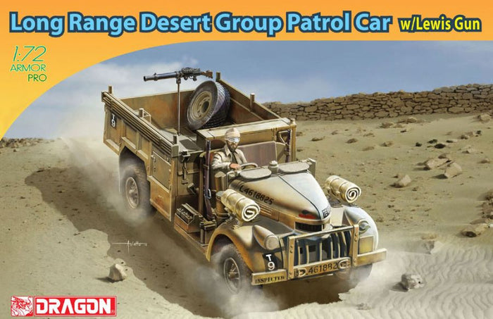 1/72 Long Range Desert Group (LRDG) Patrol Car with Lewis Gun