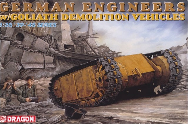 1/35 German Engineers with Goliath Demolition Vehicles