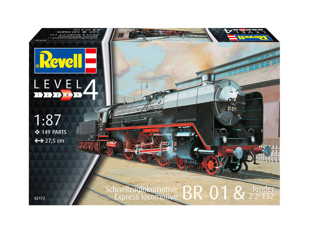 1/87 Express Locomotive BR01 & Tender 2'2' T32