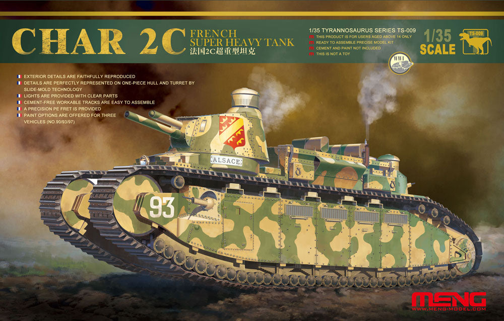 1/35 French Super Heavy Tank Char 2C